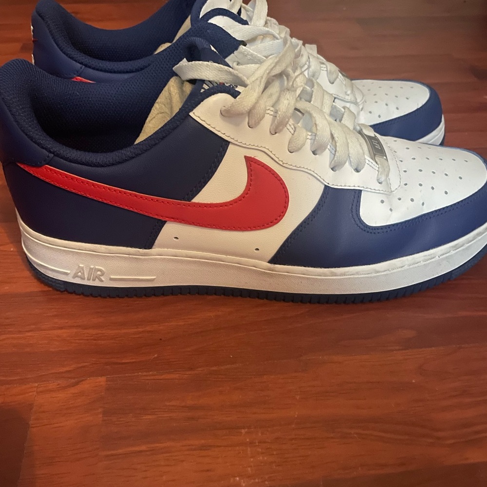Red, white & blue af1’s (Air Force)🔥